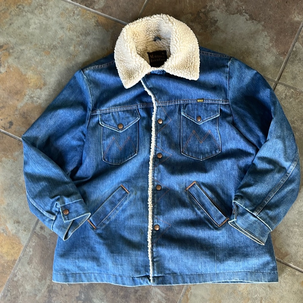 Vintage 1970s Maverick Ranch Coat, Made In The Usa, M… Gem